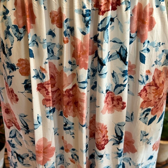 NWT Wneedu Womens Maxi Dress Size Small Hawaiian Floral Print Casual Sleeveless - Picture 10 of 14